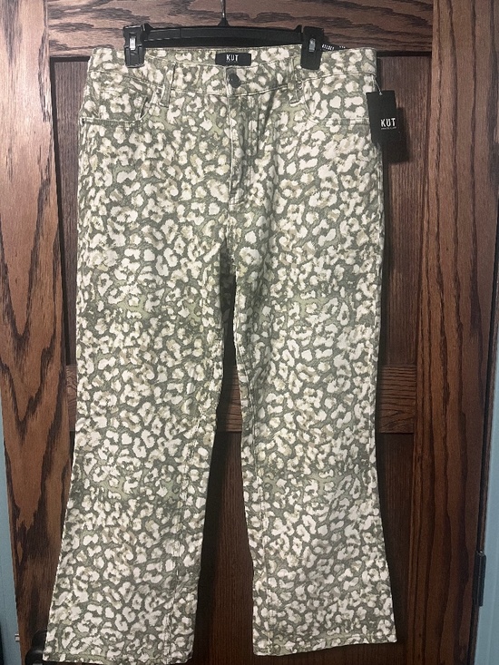 Kut from the Kloth Pants - Kut from the Kloth Kelsey High Rise Ankle Flare, Exclusive in Dark Olive